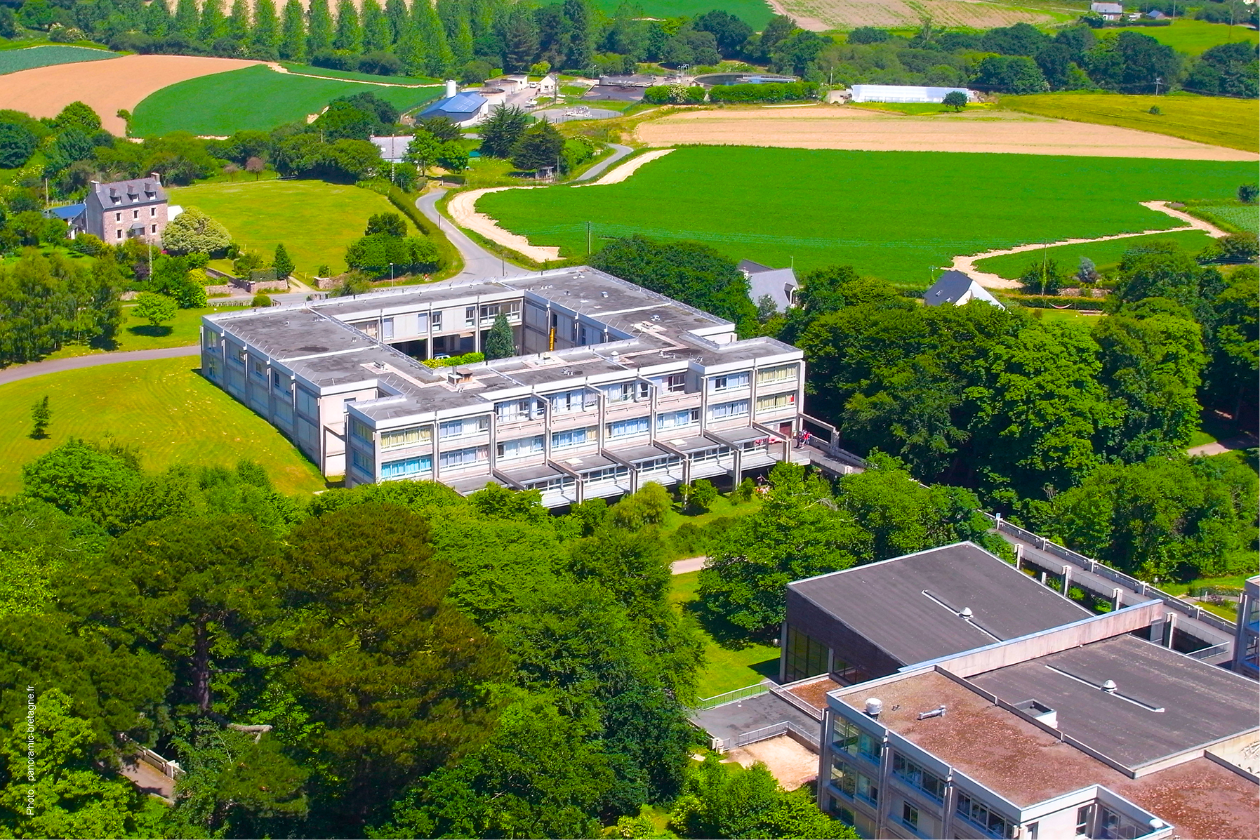 lycée vue aérienne